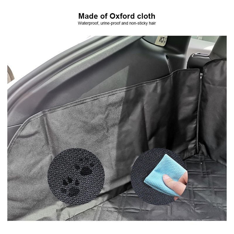 Upgrade Car Accessories Washable Nonslip Pet Cargo Cover Liner Dog Car Seat Cover Mat For Tesla Model y 2021-2022