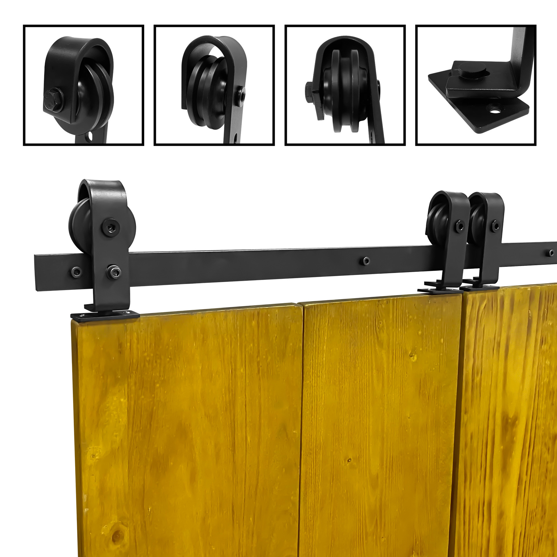 Glass Door Sliding System Sliding Barn Door Hardware Sliding Rollers System Accessory