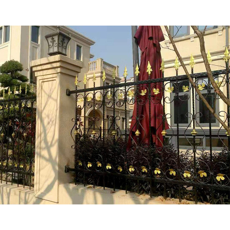 Discount Cheap Modern House Wrought Iron Main Gates Simple Gate Design