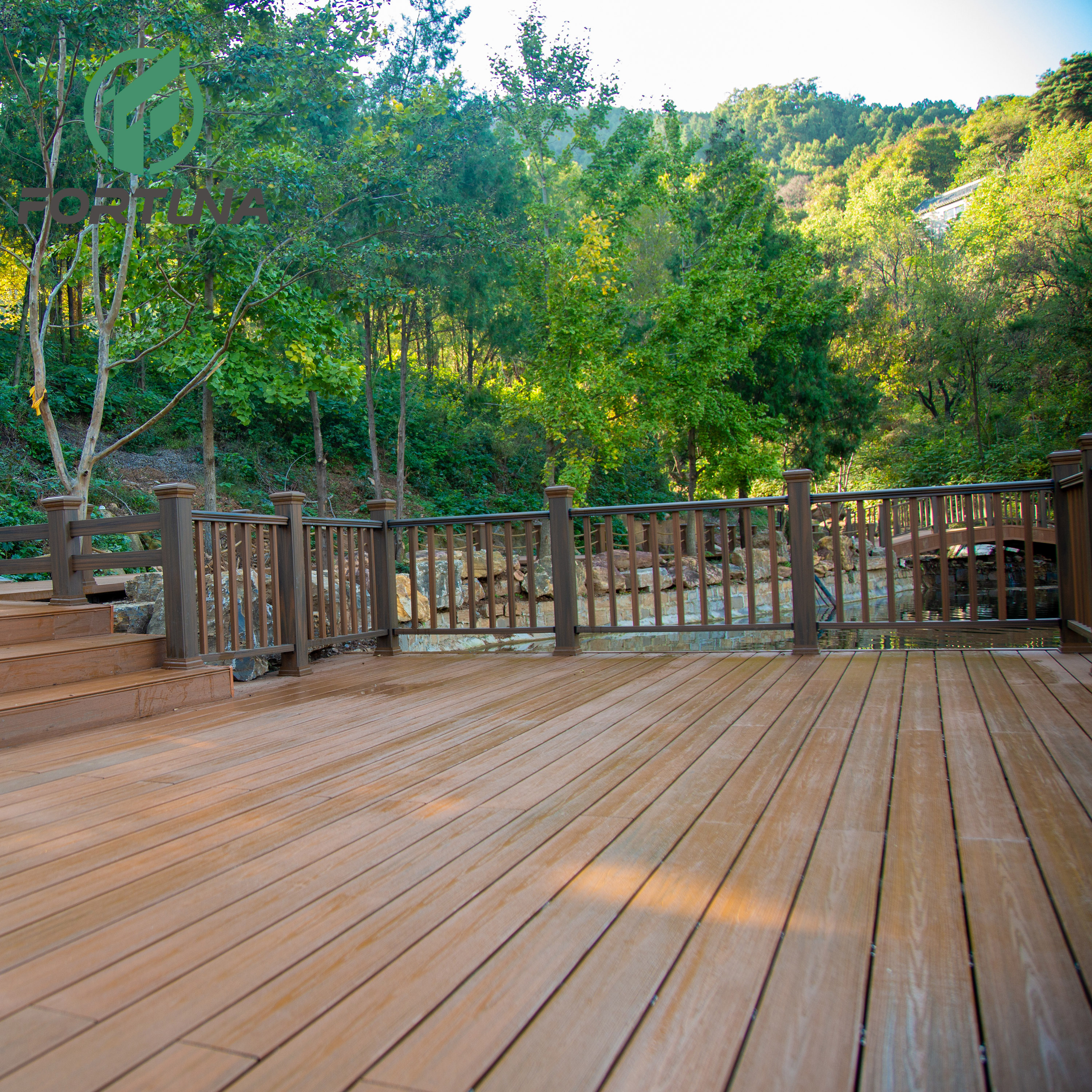 Chinese supplier outdoor solid wpc composite decking