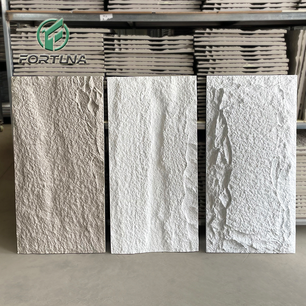 30mm 50mm Polyurethane PU Faux Artificial Culture Stone Exterior Decorative Wall Panels