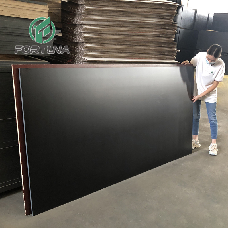 Linyi 18mm WBP Waterproof Black/Brown Phenolic Plywood Film Faced/Marine Plywood Price