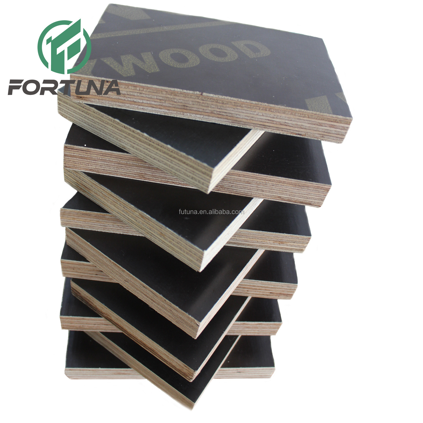 Linyi 18mm WBP Waterproof Black/Brown Phenolic Plywood Film Faced/Marine Plywood Price