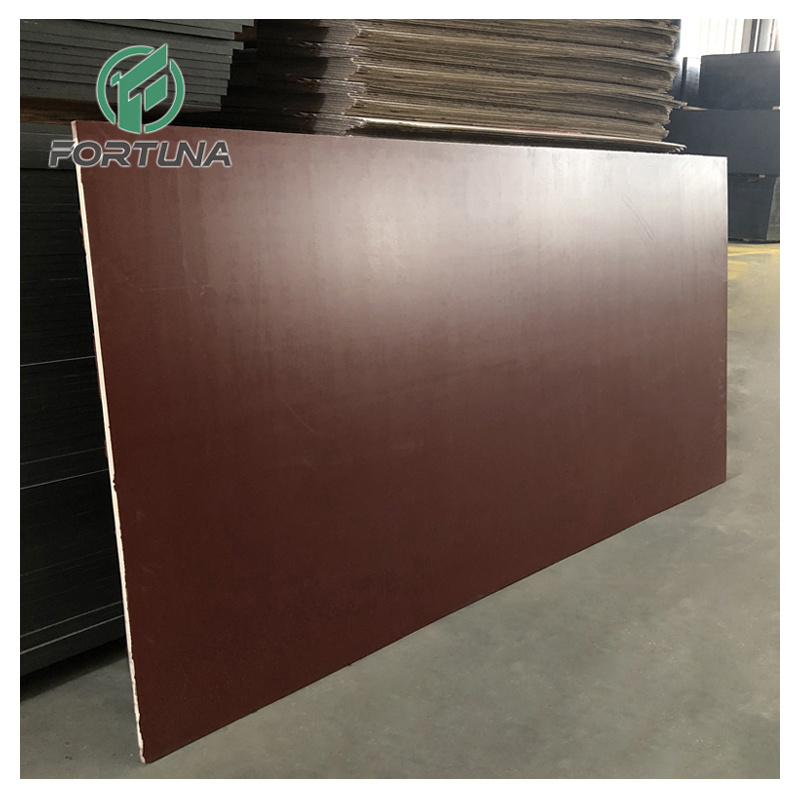 Phenolic waterproof film faced plywood 18mm  concrete formwork  system  brown film faced plywood