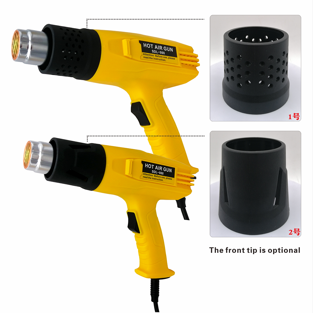 Portable multifunction heat air gun for mobile sticker shrink wrapping hot gun