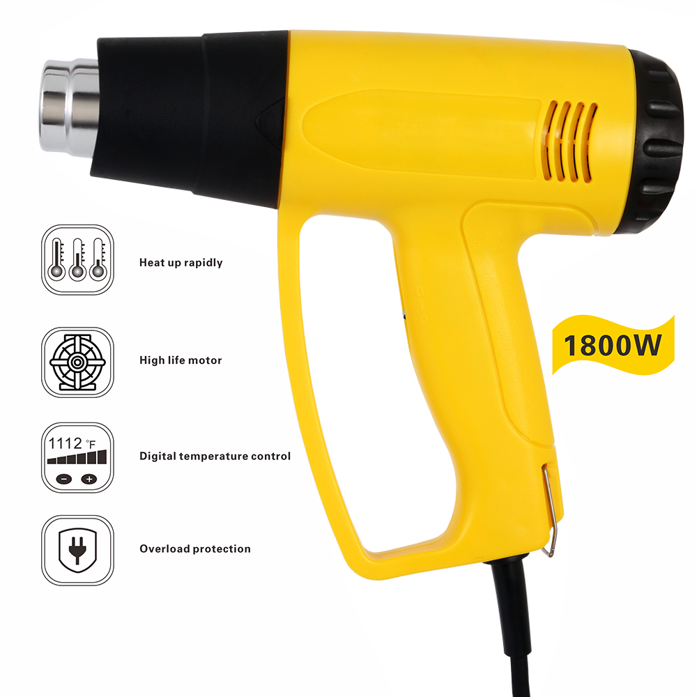 1800w Hot Air Gun  Heat Gun With Continuous Temperature Control mini heat gun