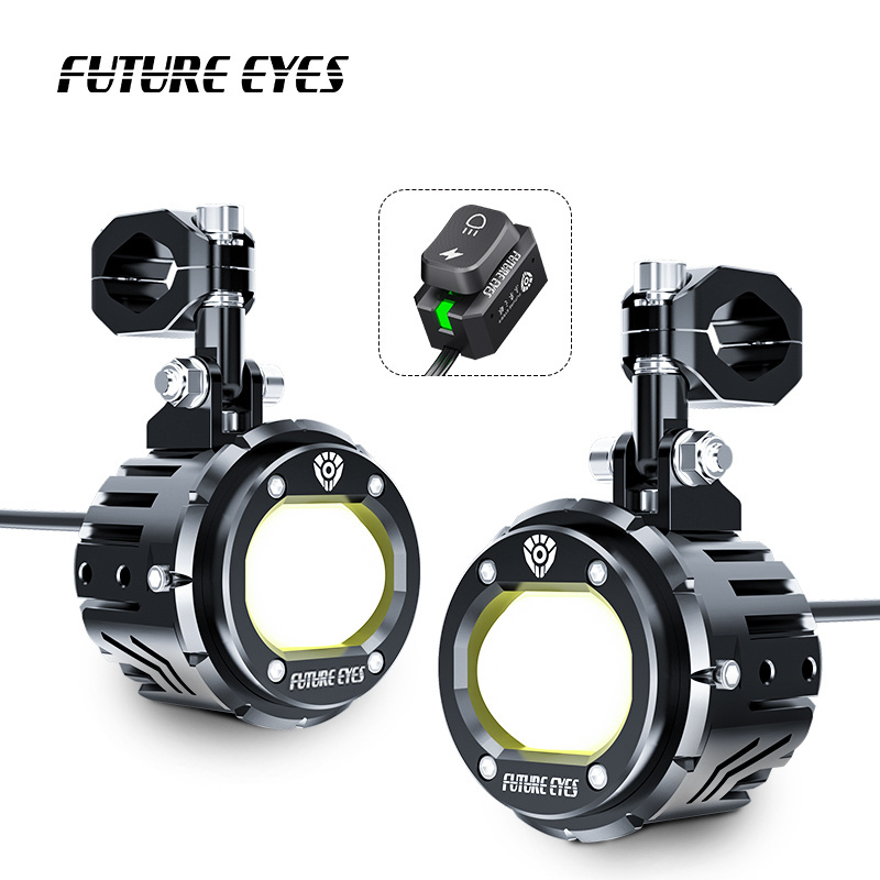 FUTURE EYES F20-P Wired Backlight Switch Fill Driving Auxiliary Fog Motorcycle Lights