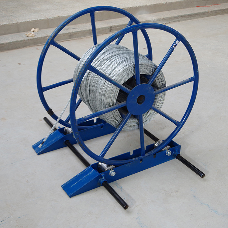 High quality Cable Drum Roller Stands Dual-ramp configuration facilitates use on reels of unlimited width