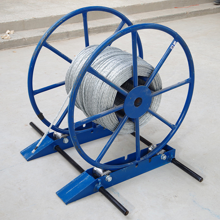 High quality Cable Drum Roller Stands Dual-ramp configuration facilitates use on reels of unlimited width