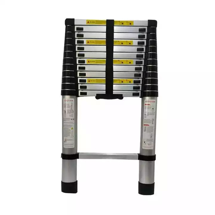 Aluminium Multipurpose Telescopic a-frame Folding Ladder 3.8M Telescopic Foldable Extendable A Frame step Ladder