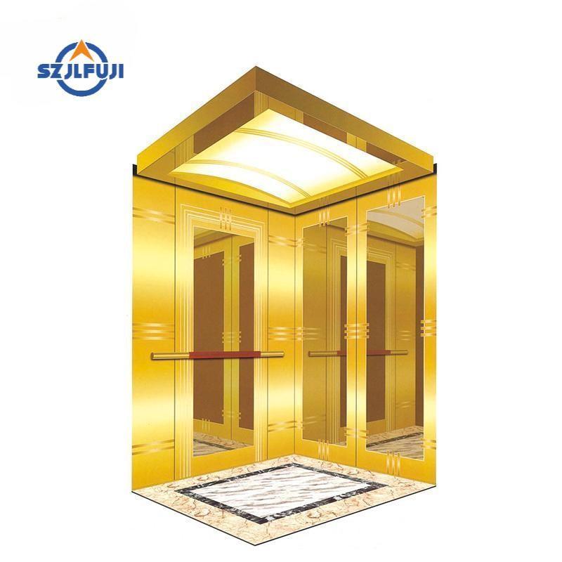 Luxury Transparent Sightseeing Panoramic Elevator Passenger Residential Home Hotel Glass Elevator Lift Kit