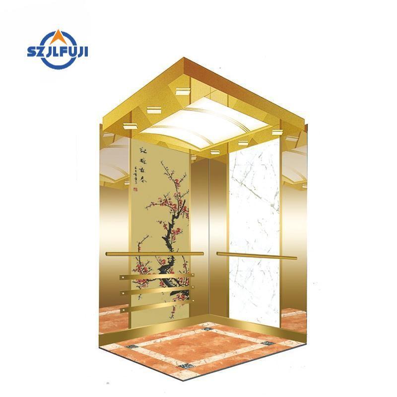 Luxury Transparent Sightseeing Panoramic Elevator Passenger Residential Home Hotel Glass Elevator Lift Kit