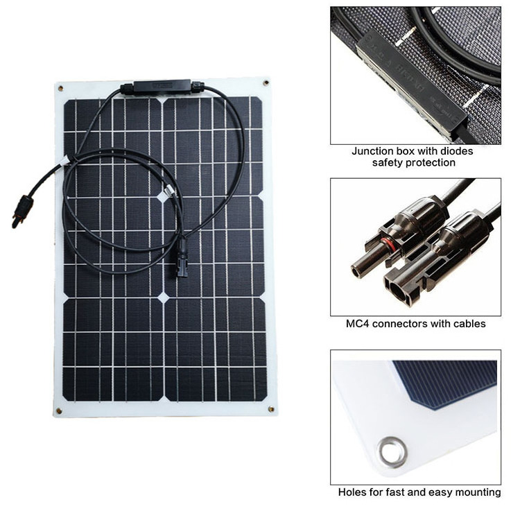 Mono 85 150W 100 Triangular Charger 12V 1Kva 160W 130 60Watt 24 28W 30Watt flexible Solar Panel 100W 120W Watt W