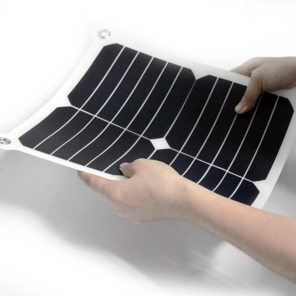 Cheap Price Small 5V USB 10W Flexible Solar Panel for Mobile Phone Outdoors Charge