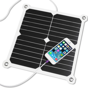 Cheap Price Small 5V USB 10W Flexible Solar Panel for Mobile Phone Outdoors Charge