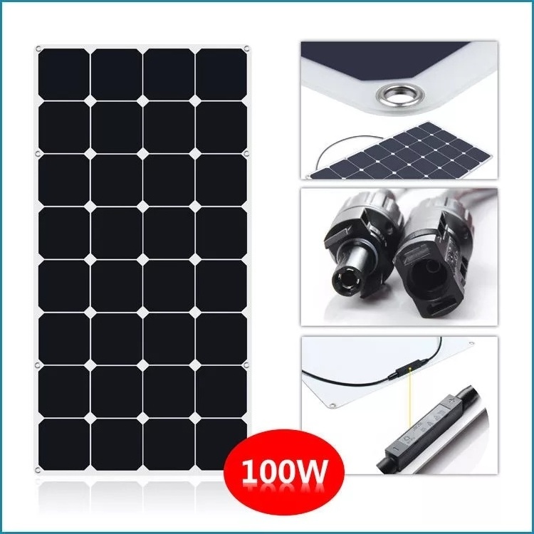 Wholesale Solar Panel 100W 300w 330w 350w 400w 500w 1000w Monocrystalline Flexible PV Solar Panels with CE TUV ETL CEC