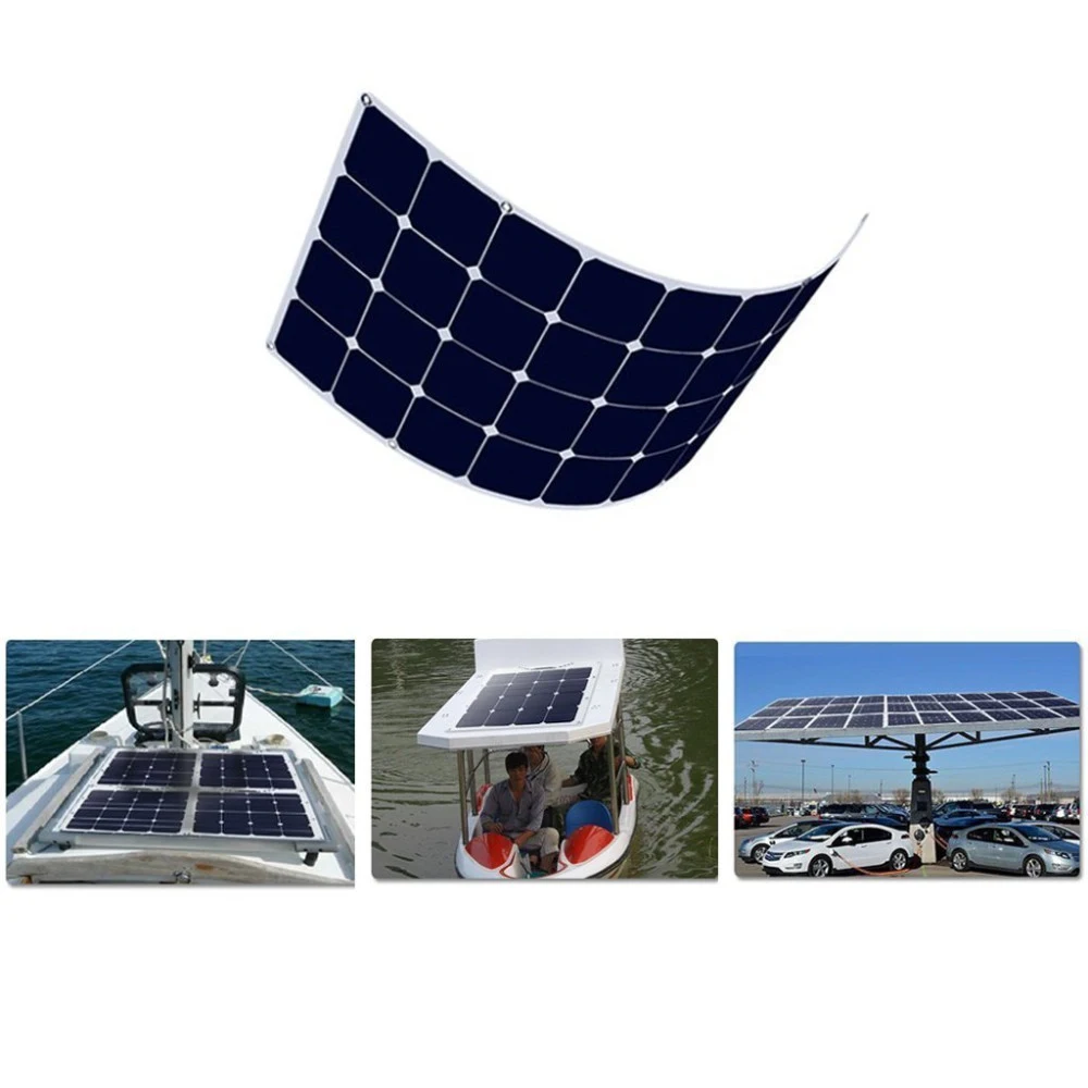 Wholesale Solar Panel 100W 300w 330w 350w 400w 500w 1000w Monocrystalline Flexible PV Solar Panels with CE TUV ETL CEC