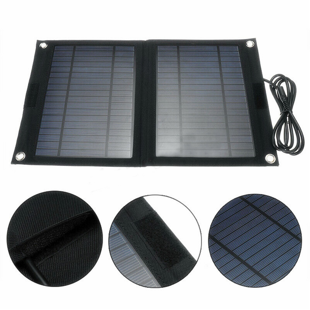 Best Price 2 Folding Bag Monocrystalline Rechargeable Mobile Phone Battery Car Rv Outdoor 15 watt Solar Panel Travel Charger