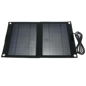 Best Price 2 Folding Bag Monocrystalline Rechargeable Mobile Phone Battery Car Rv Outdoor 15 watt Solar Panel Travel Charger