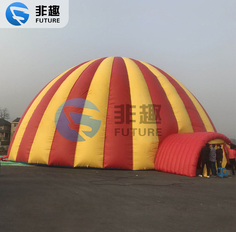 Inflatable dome tent Event circus Igloo party dome tent inflatable family yurt tent include blower for sale