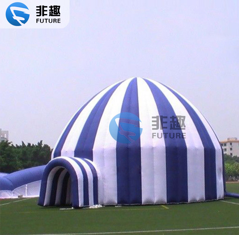 Inflatable dome tent Event circus Igloo party dome tent inflatable family yurt tent include blower for sale