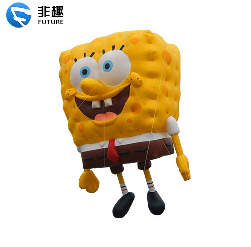 Inflatable advertising man Giant inflatable helium Parade balloon cartoon SpongeBob for events Air floating balloon