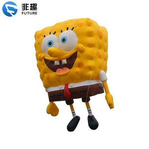 Inflatable advertising man Giant inflatable helium Parade balloon cartoon SpongeBob for events Air floating balloon