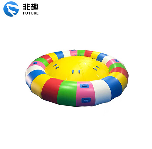 Pool inflatable toys Giant inflatable Towable Water Sports Inflatable flying Disco Boat Water Toy Crazy UFO Aqua Twister