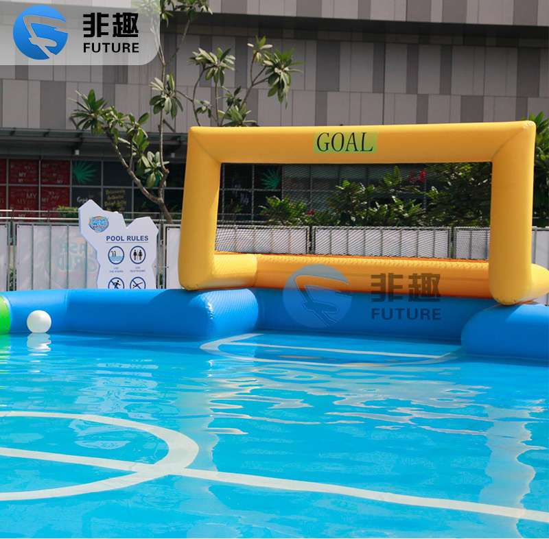 Inflatable water pool for kids Inflatable water football field sports games park toys for the lake Funny splash pool toy