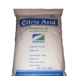 2023 Hot Sale Ensign Brand Citric Acid Monohydrate Weifang Ensign BP98 E330