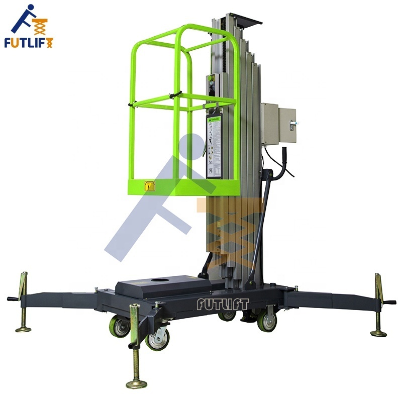 Vertical Ladder Lift Platform Hydraulic Aluminum Lift for Billboard Installation