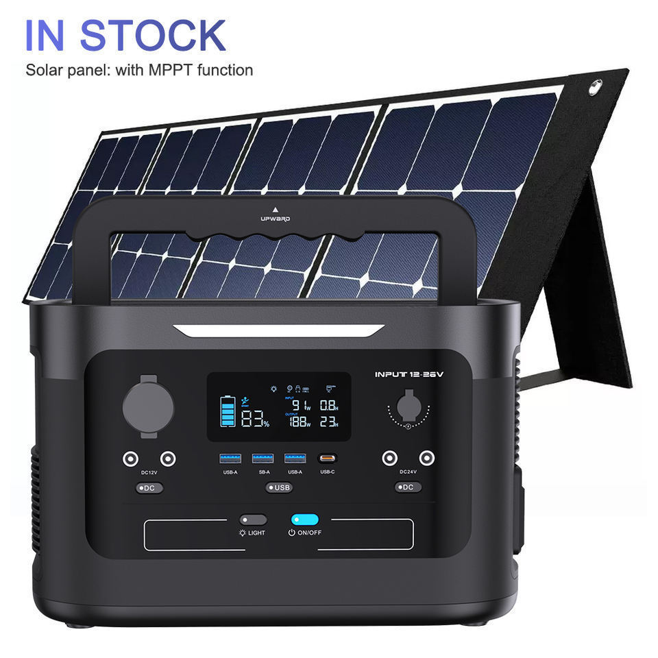 600W Camping Travel Emergency Portable Power Station Ultra-light Battery Solar Generator