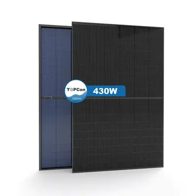 Solar Panels 400 Watt High-Efficiency Monocrystalline PV Module Power Charger for RV Marine Rooftop Battery and Other Off-Grid