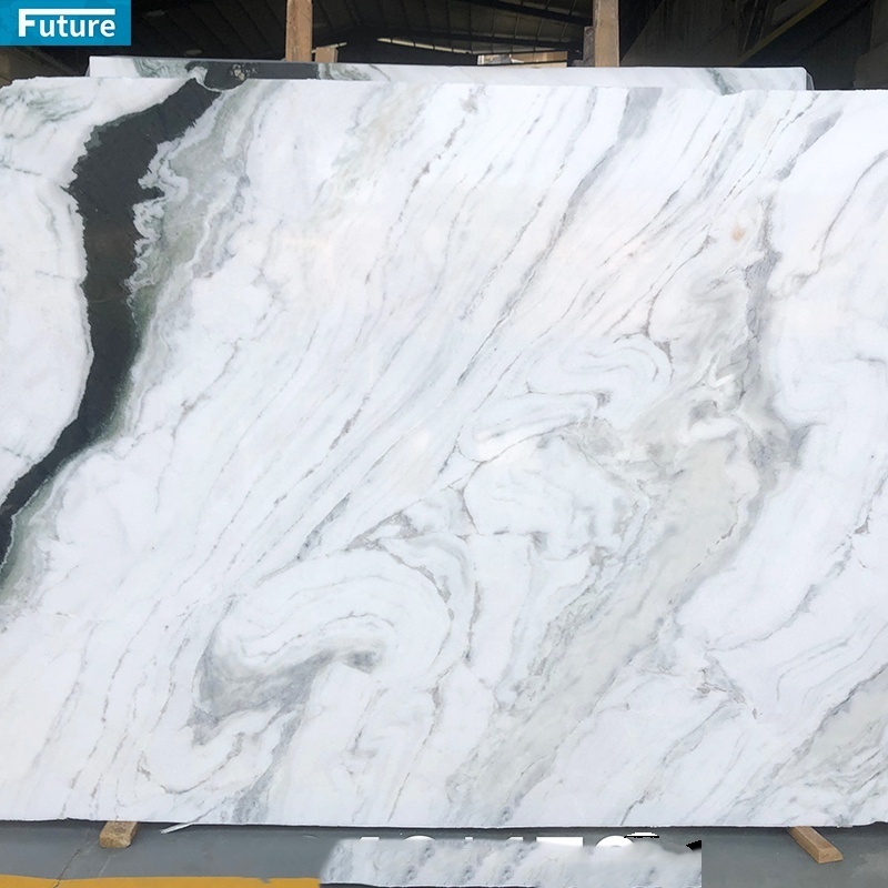 Wholesales 100% Pure Natural Marble Popular Slabs and Tiles Panda White Marble Stone Panda White