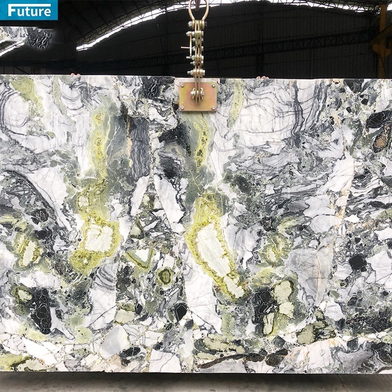 Wholesale Price Pandora White Marble Slab Patagonia Marble Slab Tile Natural Luxury Stone Brazilian Pandora Marble