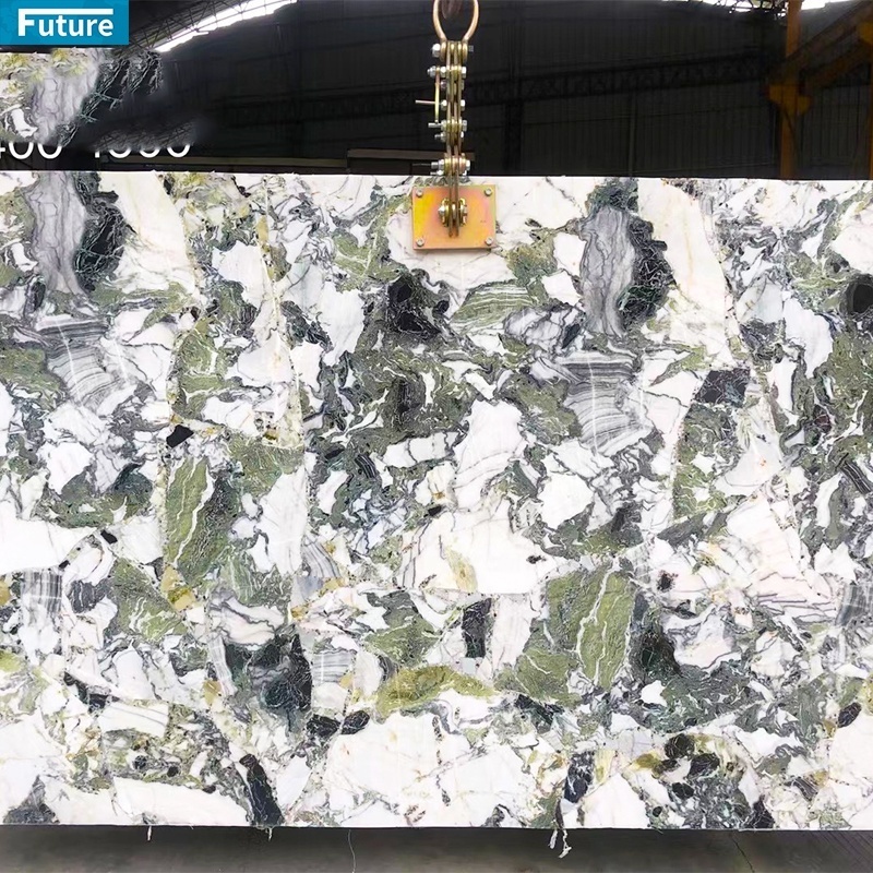 Wholesale Price Pandora White Marble Slab Patagonia Marble Slab Tile Natural Luxury Stone Brazilian Pandora Marble