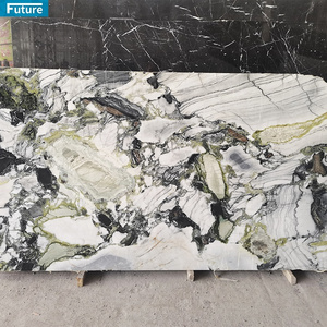 Wholesale Price Pandora White Marble Slab Patagonia Marble Slab Tile Natural Luxury Stone Brazilian Pandora Marble