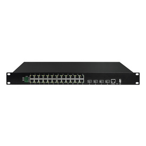 Layer 3 Managed 24 Port Gigabit Ethernet + 4 Port 10G SFP Industrial Grade Network Switch