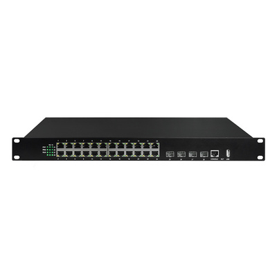 Layer 3 Managed 24 Port Gigabit Ethernet + 4 Port 10G SFP Industrial Grade Network Switch