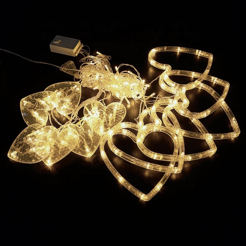 led light string Fairy Lights Outdoor String Party Lights for Home Wedding Decoration Christmas Valentine White