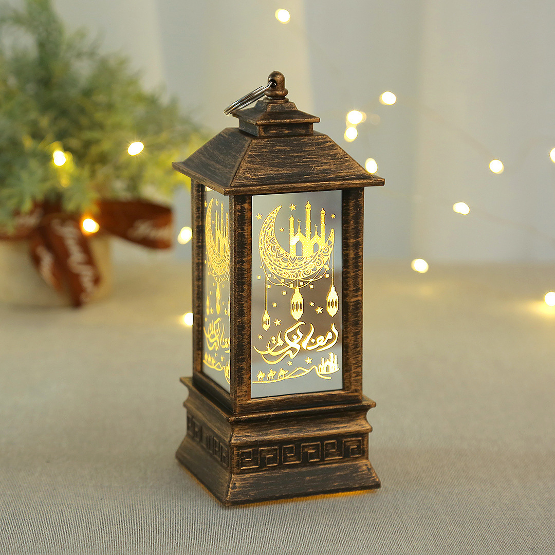 2023 New Muslim lantern lamps for Ramadan Eid Mubarak Decoration Eid Al Fitr LED Lighting Wholesale