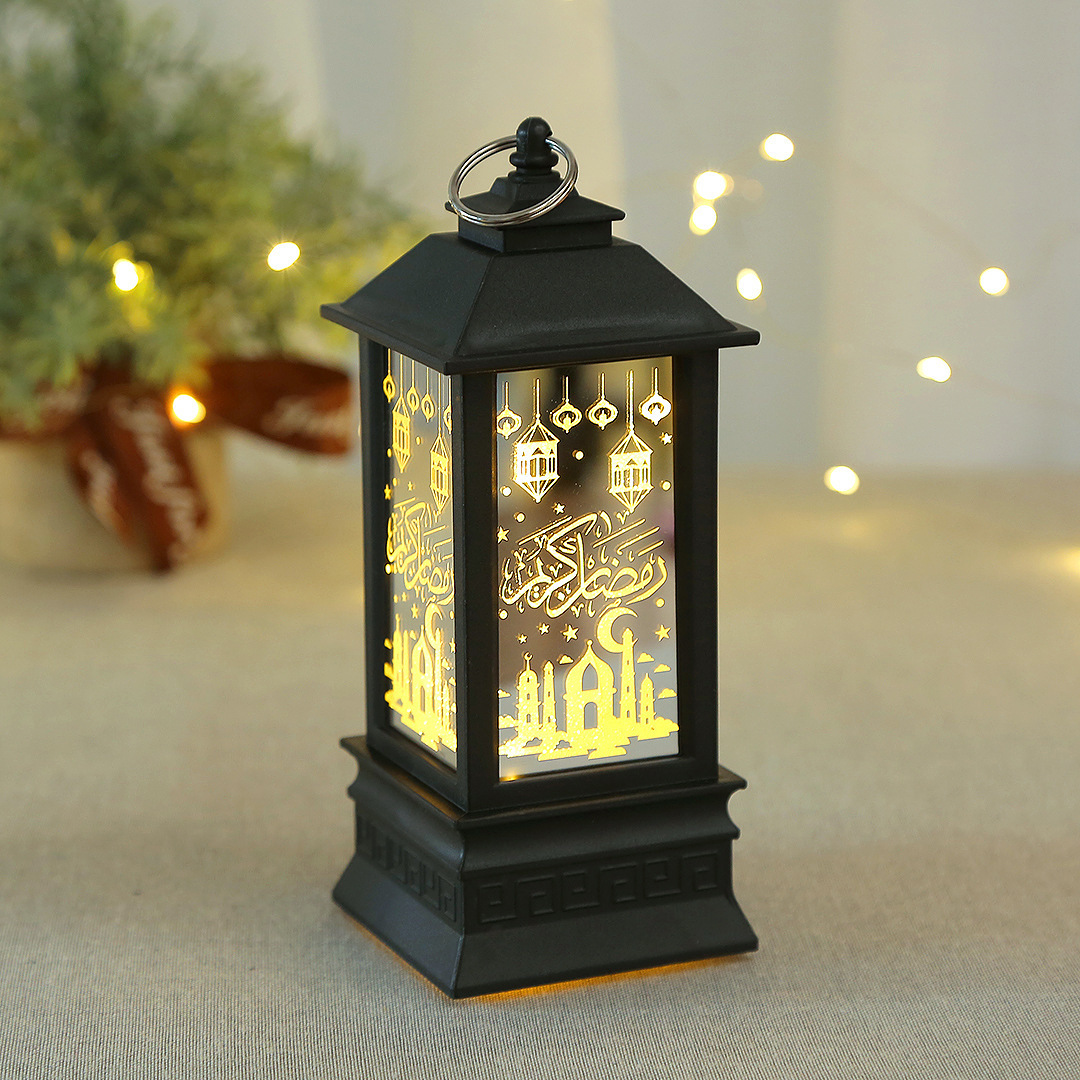 2023 New Muslim lantern lamps for Ramadan Eid Mubarak Decoration Eid Al Fitr LED Lighting Wholesale