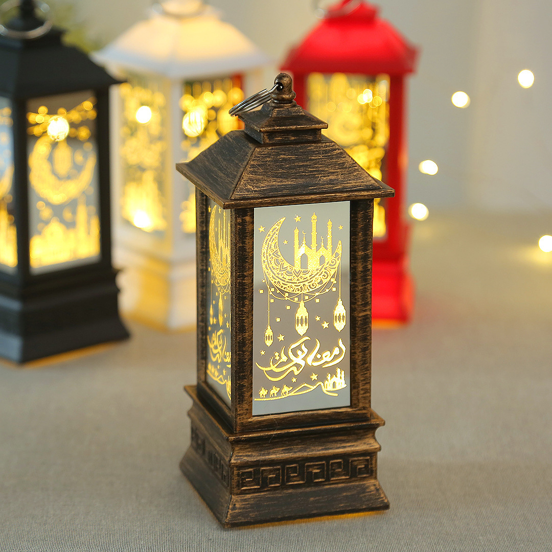 2023 New Muslim lantern lamps for Ramadan Eid Mubarak Decoration Eid Al Fitr LED Lighting Wholesale