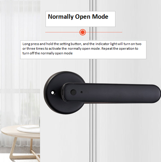 High Security Key Electronic Holding Fingerprint Lock