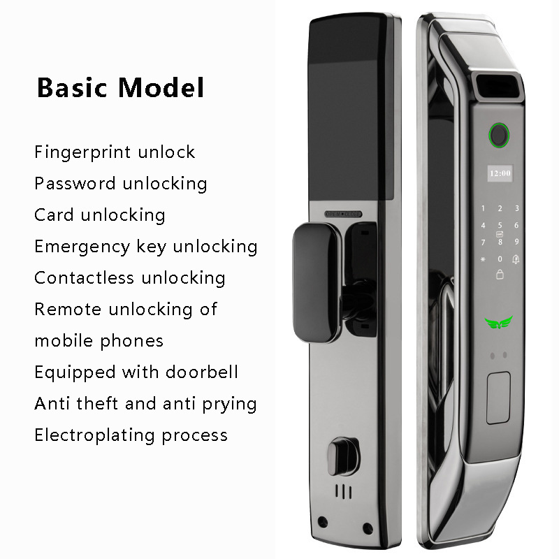 Smart Home Hotel Door digital Lock Residence Remote Visual Two Way Intercom Smart Lock