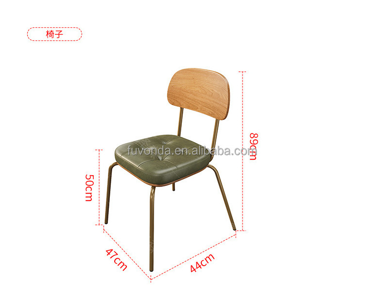 coffee shop wooden table cheap commercial fast food cafe restaurant furniture table and chair set