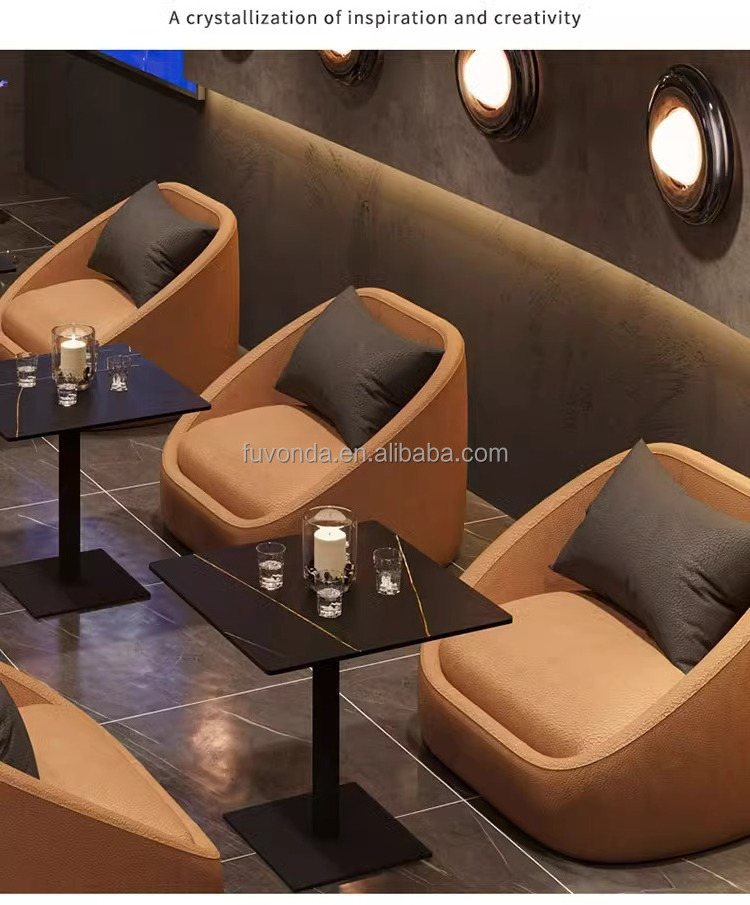 Modern  Luxury Commercial furniture sectional sofa Cafe wood Restaurant Booth seating sofa