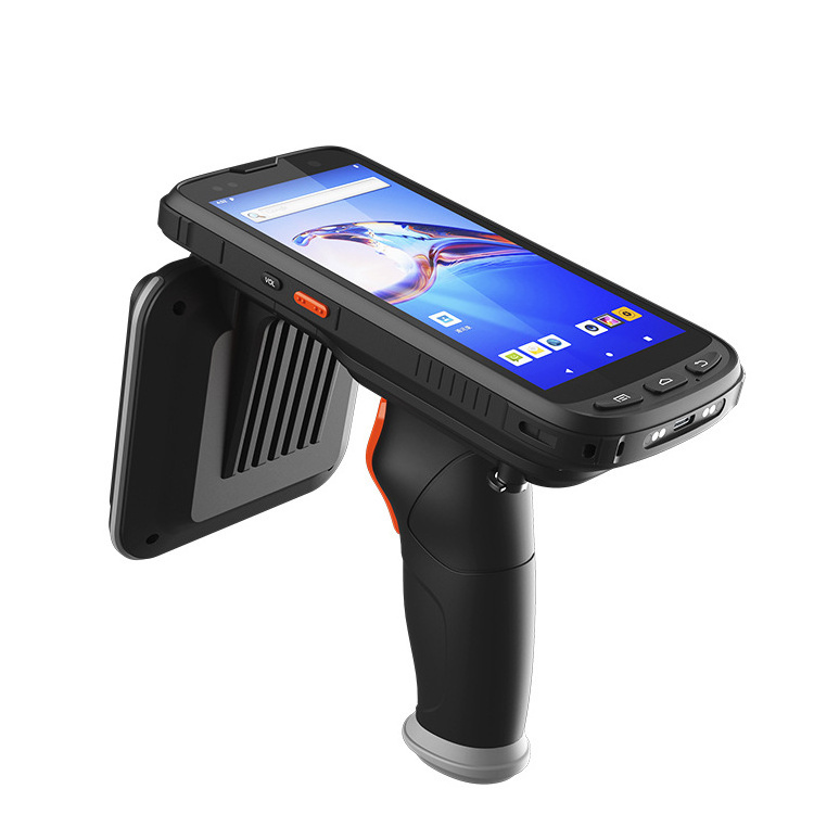 Android 1D 2D Barcode Scanner Long Range Handheld Rfid Uhf Reader