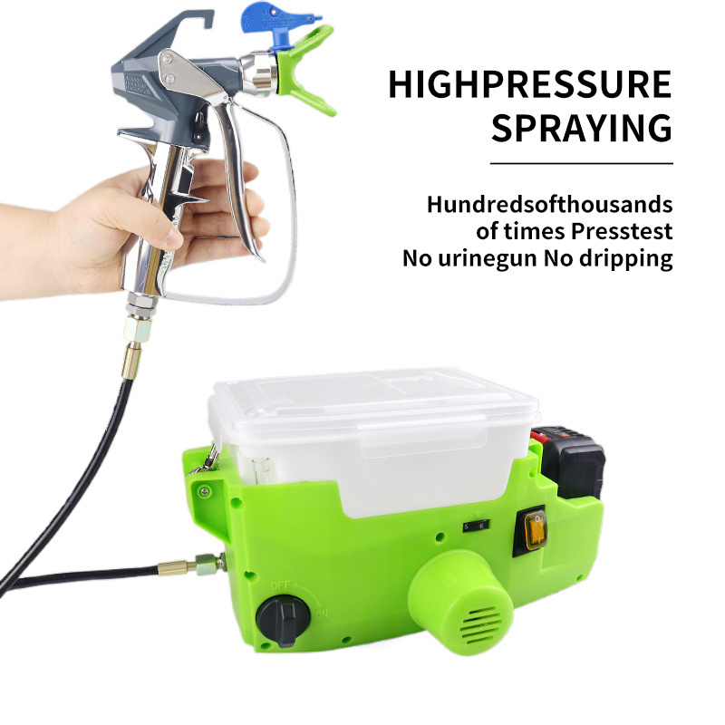 High Pressure Airless Sprayer Electric Spray Painting Machine Portable Backpack Sprayer