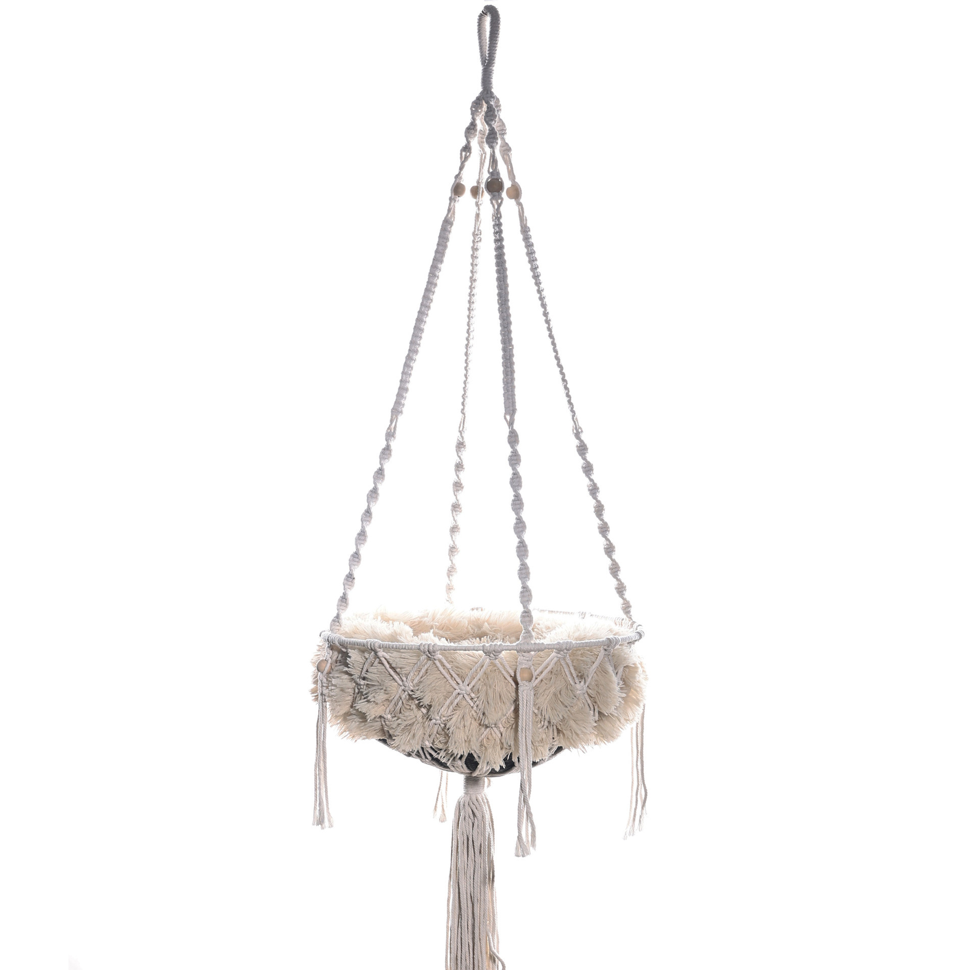 Wholesale Handwoven Cat Macrame Hanging Sleep Hammock Cat Swings Bed